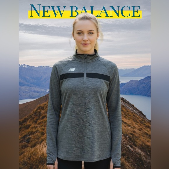 New Balance Women's Gray Top new with tags - Picture 3 of 10